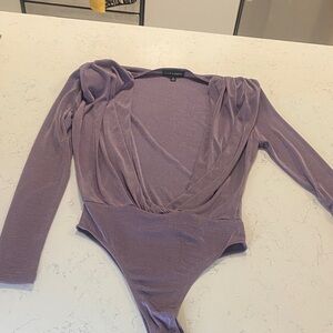 Lavender Long Sleeve Bodysuit